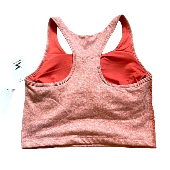Sports Bra Small Xersion ginger spice low compression nwt removable bra cups - Picture 9 of 16